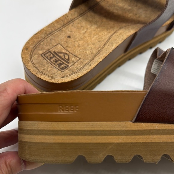 Reef Brown Braided Strap Sandals - Picture 6 of 10